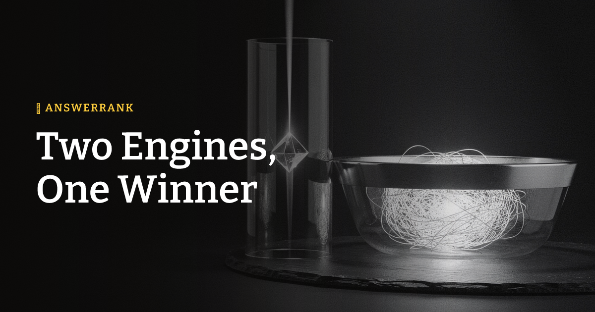 Two Engines, One Winner