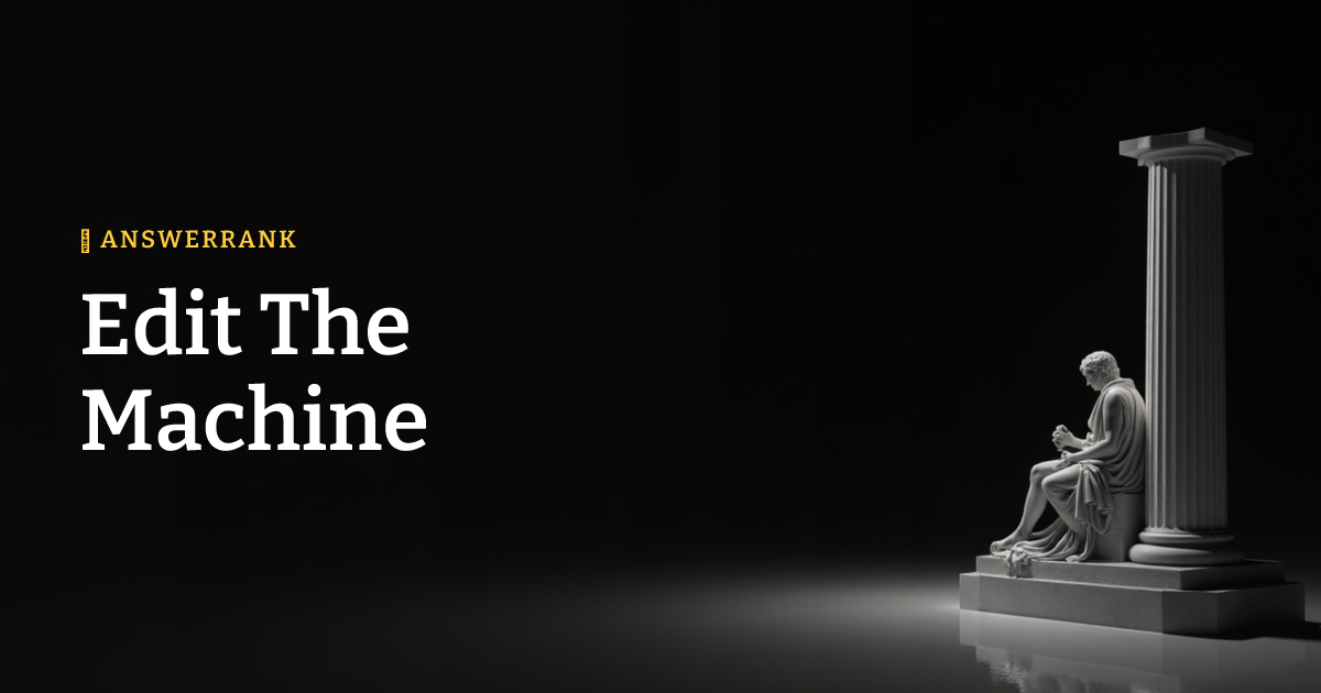 Edit The Machine