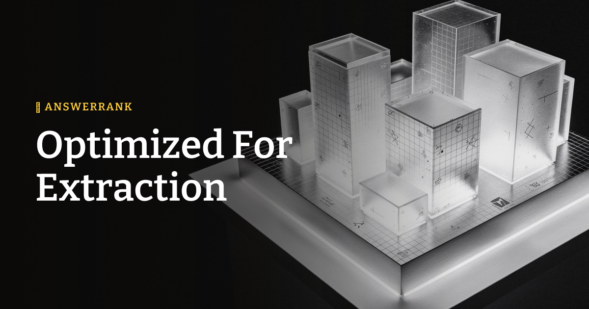 Optimized For Extraction