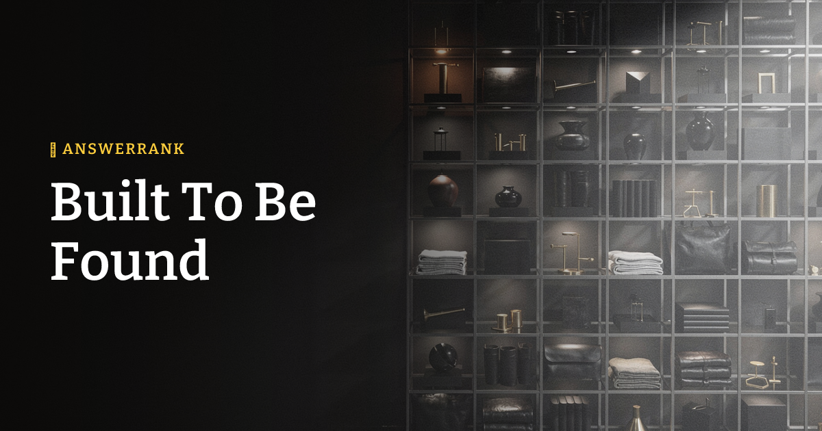 Built To Be Found
