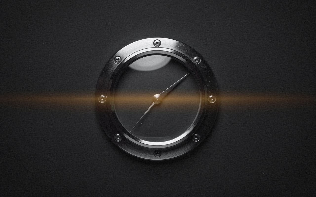 A Semrush replacement blind spot visualized as an analog gauge whose needle sits at zero while warm light passes beyond its reach.